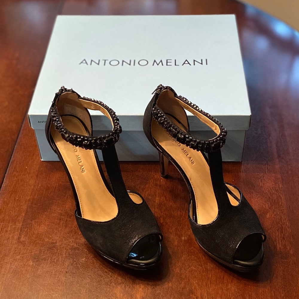 ANTONIO MELANI Black Heels
